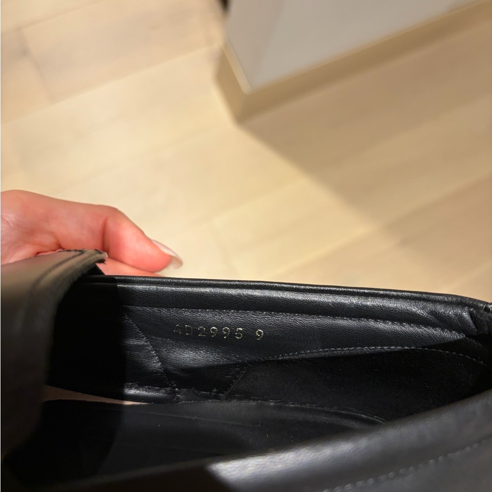 Prada Black and White Men's Slip-On Loafers - Picture 6 of 6
